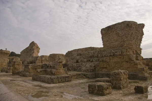 古代石头和迦太基，突尼斯的废墟 — 图库照片