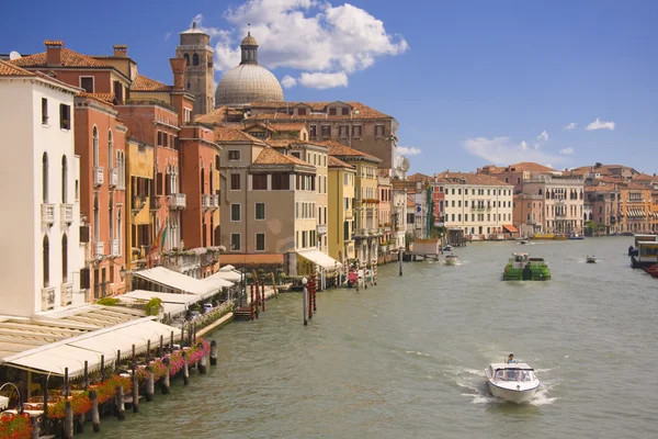 Вид на Большой канал в Венеции — стоковое фото