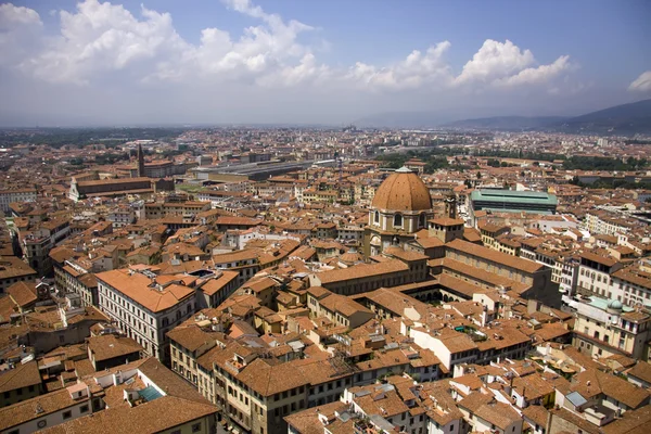 Panoramicznym widokiem Florencja — Zdjęcie stockowe