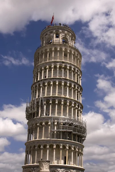 Torre inclinada em Pisa — Fotografia de Stock
