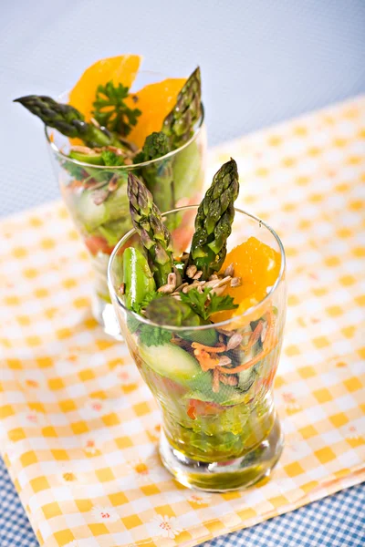 Asparagus salad — Stock Photo, Image