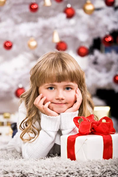Karácsony lány — Stock Fotó