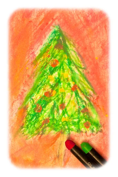 Boże Narodzenie rysunku — Zdjęcie stockowe