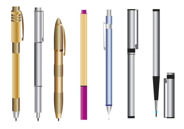 Set de stylo — Image vectorielle