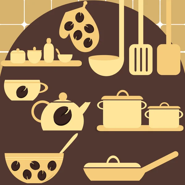 Комплект кухонной техники — стоковый вектор