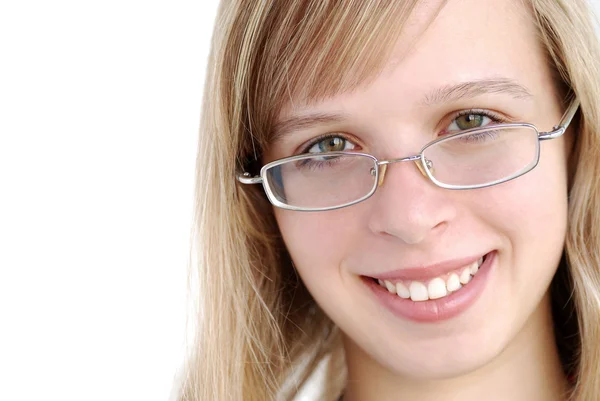 Chica con gafas graduadas —  Fotos de Stock