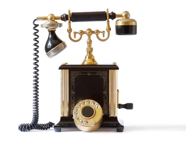 Eski moda telefon — Stok fotoğraf