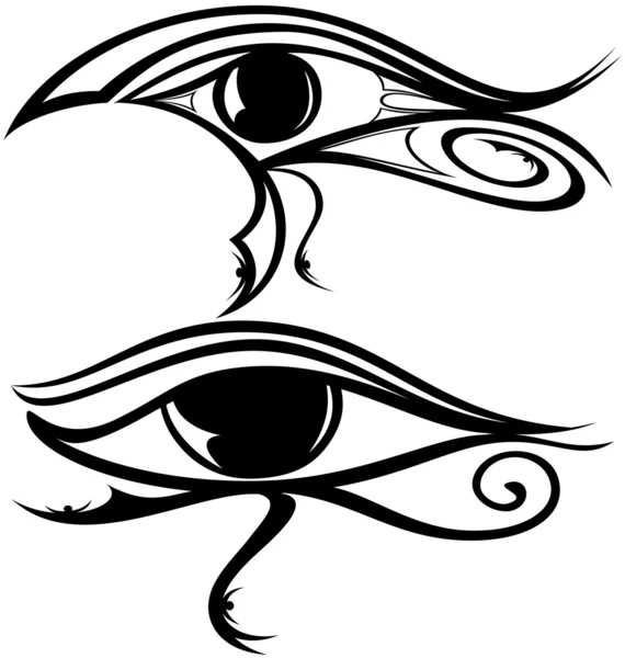 Ägyptischer Augenraa — Stockvektor