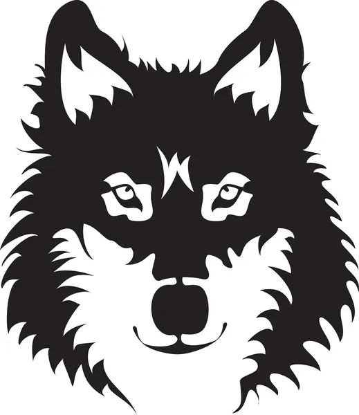 stock vector Wolf Face