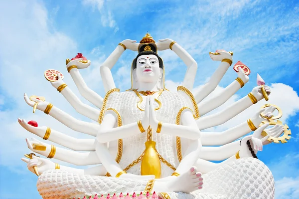Staty av shiva i thailand, ön koh samui — Stockfoto