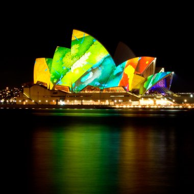 Vivid Sydney Opera House clipart