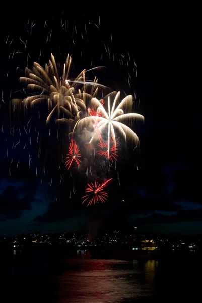 Sydney Harbour NYE Fuochi d'artificio — Foto Stock