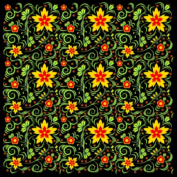 Khohloma - ornement russe — Image vectorielle