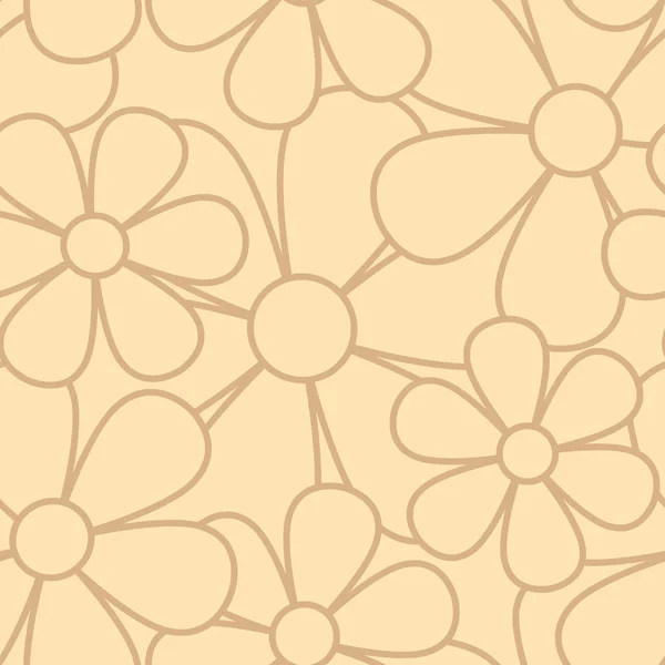 Flower vector seamless pattern — Stock Vector