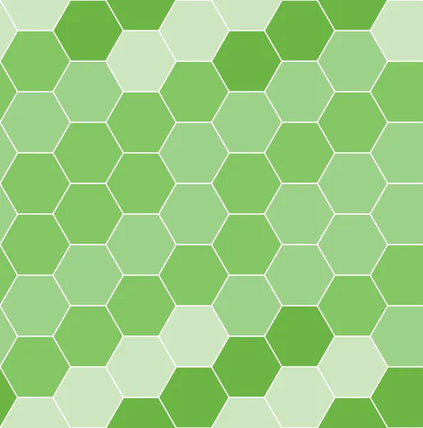 Tuile vectorielle sans couture avec hexagones — Image vectorielle