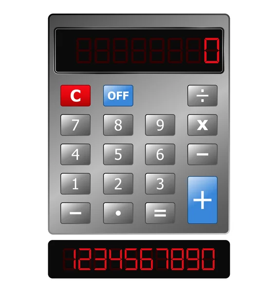 Vector Calculator — Stock Vector