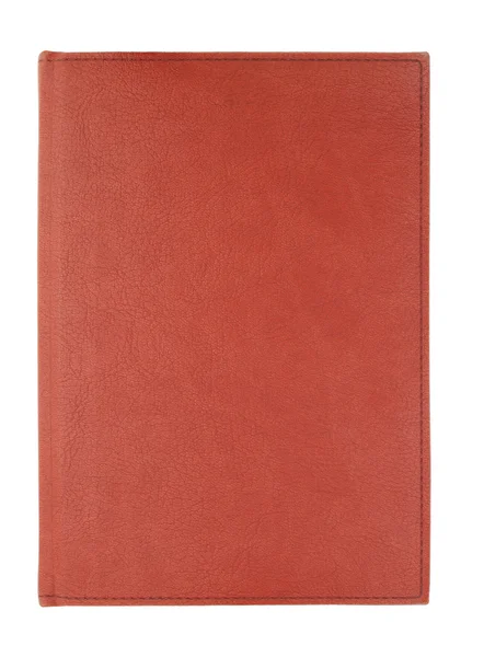 Barna bőr notebook — Stock Fotó
