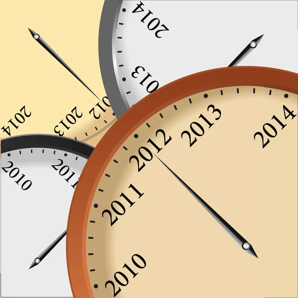 Διάνυσμα ρολόι νέο έτος — Διανυσματικό Αρχείο