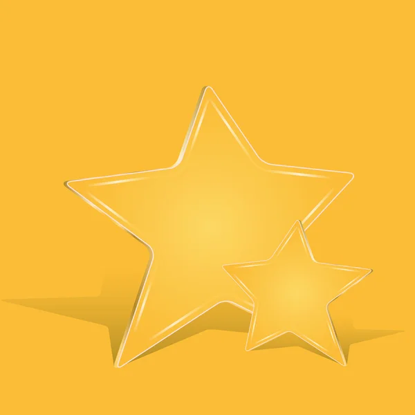 Gwiazdy wektor żółty — Wektor stockowy