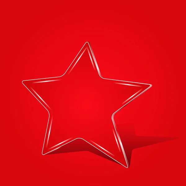 Vecteur étoile rouge — Image vectorielle
