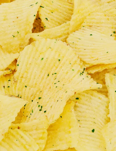 Potato Chips Background — Stock Photo, Image