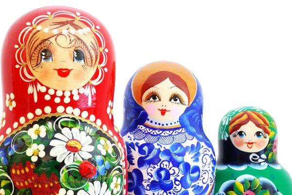 Russische nesting dolls — Stockfoto