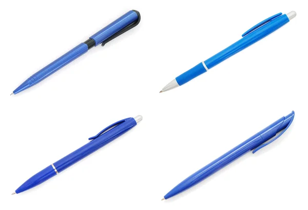 Blauwe pennen — Stockfoto