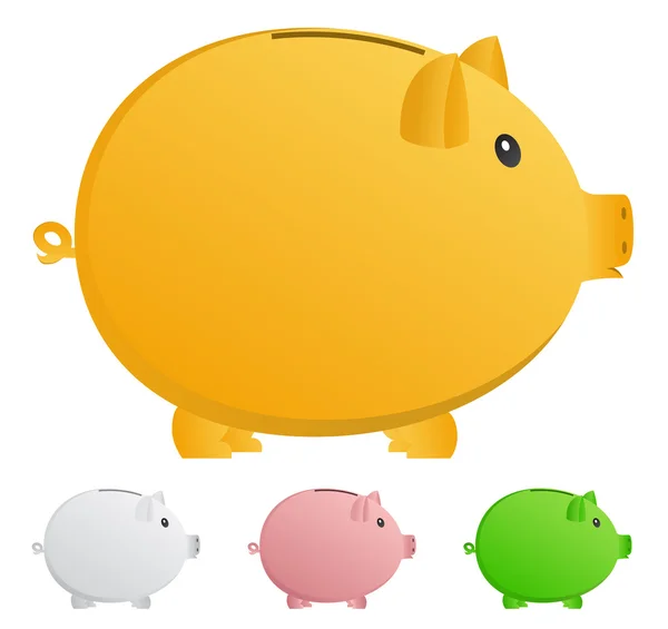 Piggy Banks — Stock Vector