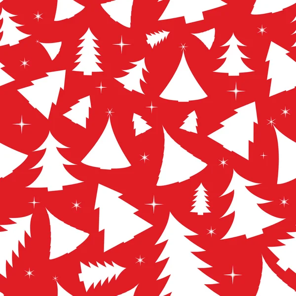 Fond sans couture avec des arbres de Noël — Image vectorielle