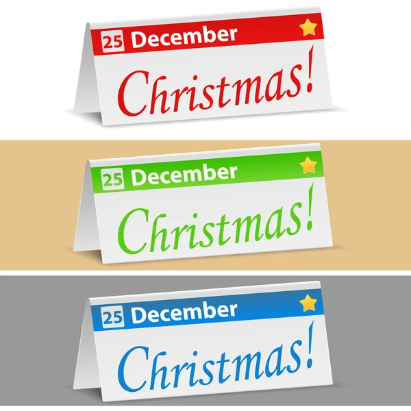 Bannières de Noël vectorielles — Image vectorielle
