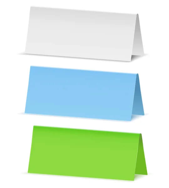 Banderas de papel — Archivo Imágenes Vectoriales