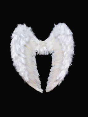 White angel wings clipart