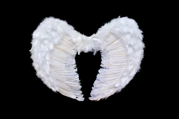 Witte engel vleugels — Stockfoto