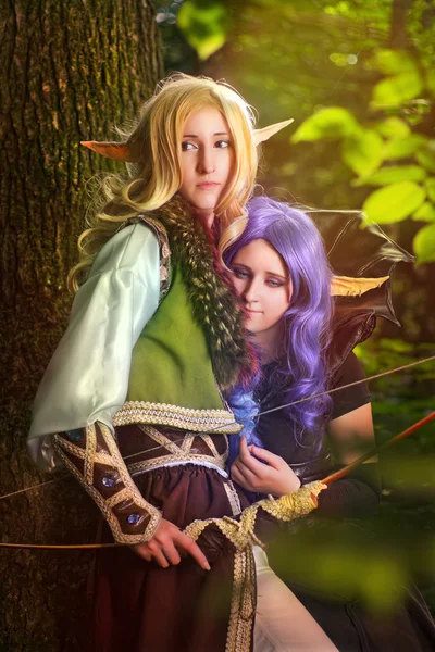 Elfos del bosque — Foto de Stock