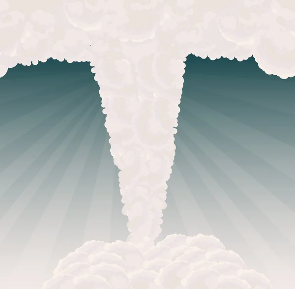 バーストの背景を持つ竜巻のベクトルの背景 — ストックベクタ
