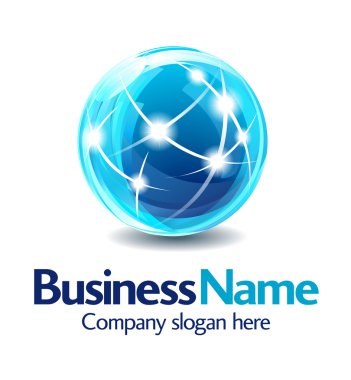 Business logo design 3D clipart