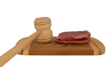 Hammer for beating the meat clipart