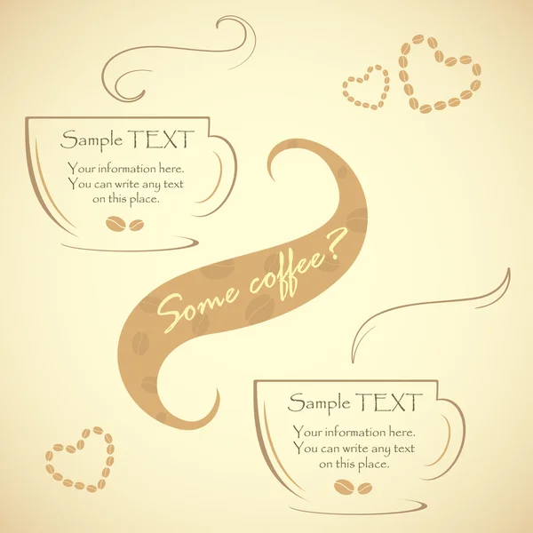 Offre spéciale pour les vrais connaisseurs café, illustration vectorielle — Image vectorielle