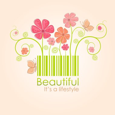 Beautiful nature style clipart