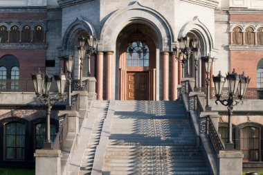 Stairs of the Orthodox Church clipart