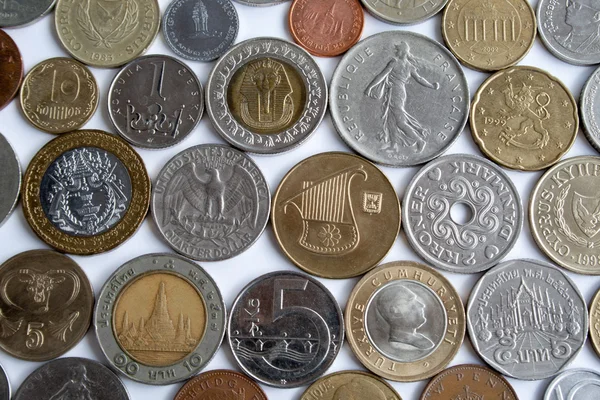 stock image The coins from different countries