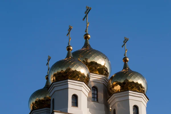 stock image Four domes of the Orthodox Church