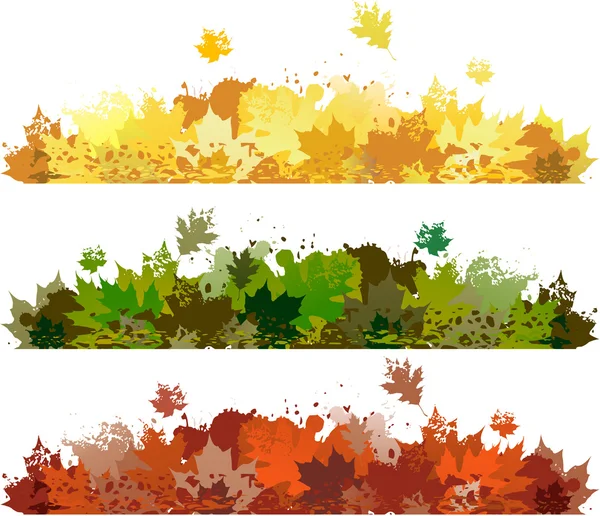 Autumn decorative design — Stock Vector