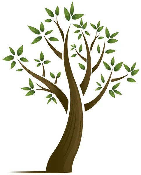 Desenho de árvore abstrata — Vetor de Stock