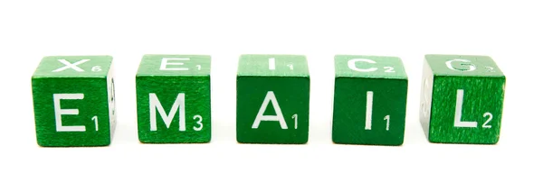 Dices Email — Stock Photo, Image