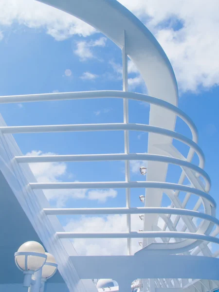 stock image Cruise ship in the Caribbean Sea.