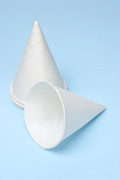 Paper cone cups — Stockfoto
