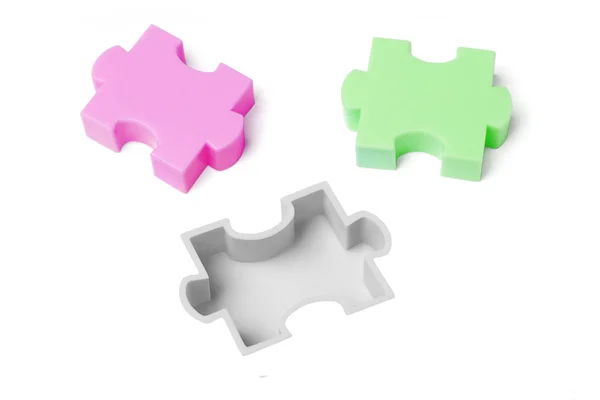 Jigsaw concepto de rompecabezas — Foto de Stock