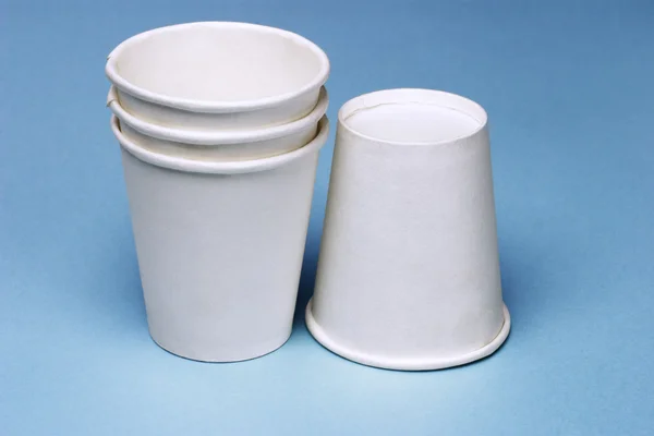 Tasses en papier jetables — Photo