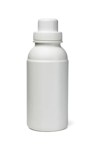 Bottiglia di plastica bianca — Foto Stock